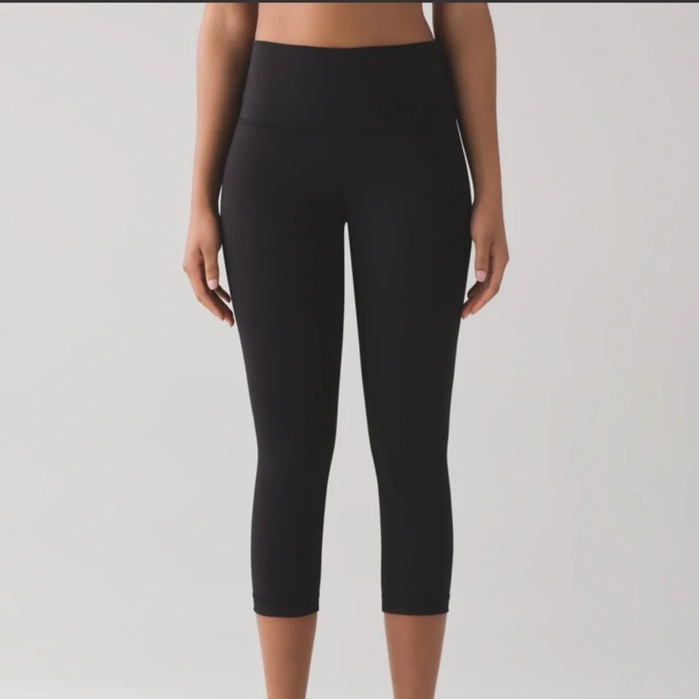 Lululemon Wunder Under Crop Leggings High Rise Full on Luxtreme 21” - Picture 2 of 7